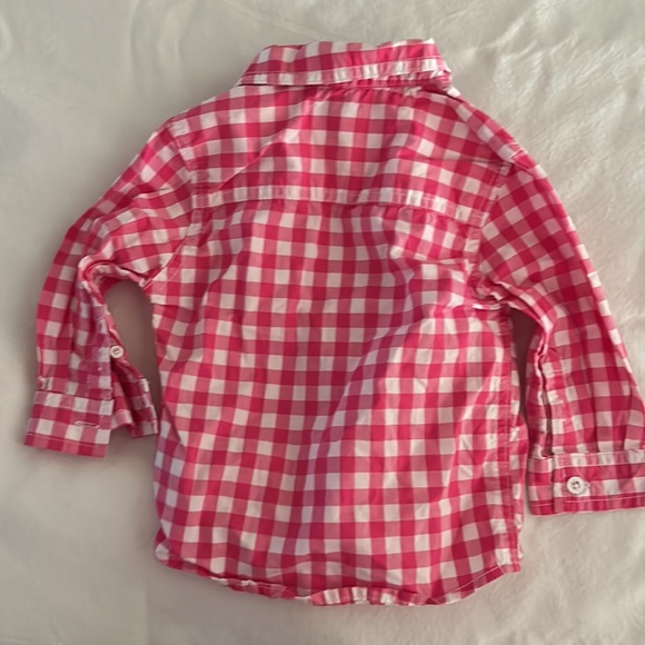 Pink gingham button down - Picture 5 of 5